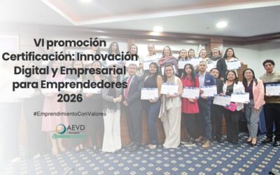 AEVD y UTPL impulsan la VI Promoción de Certificación en Innovación Digital y Empresarial